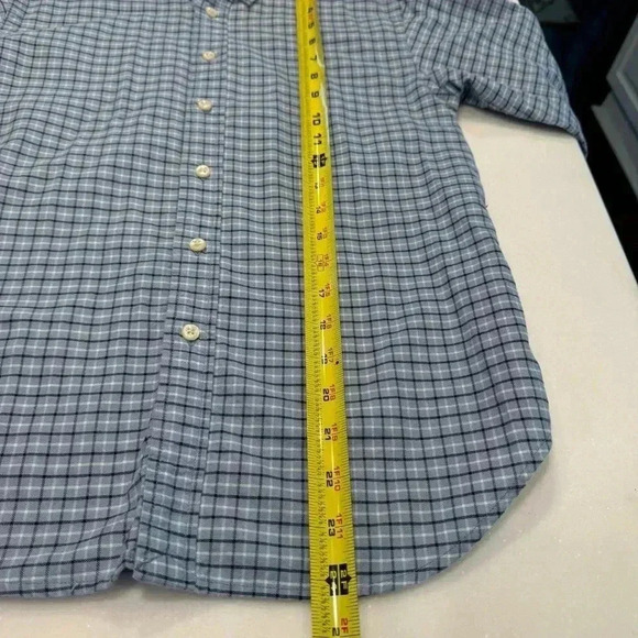 NWOT Ralph Lauren boys blue plaid button down shirt size medium - Picture 9 of 9